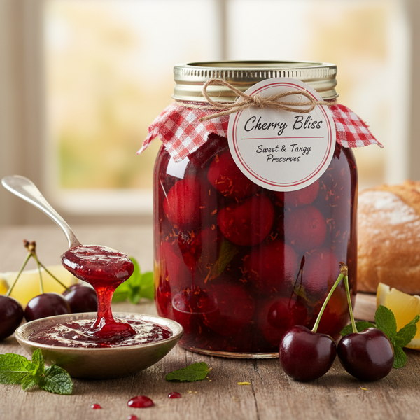 Sweet and Tangy Cherry Bliss Preserves recipe