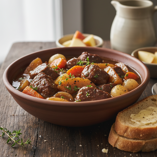 Sweet and Tangy Cider Beef Stew recipe