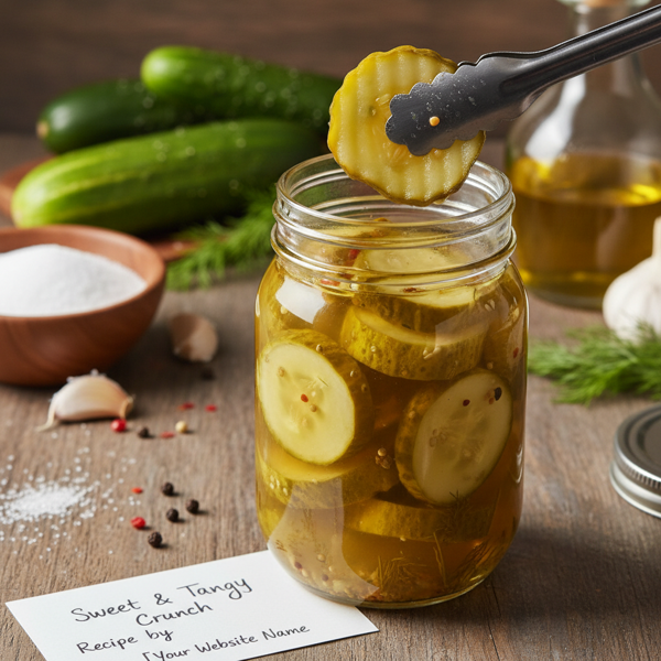 Sweet and Tangy Crunchy Pickles recipe