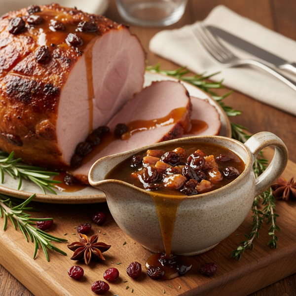 Sweet and Tangy Raisin Ham Sauce recipe