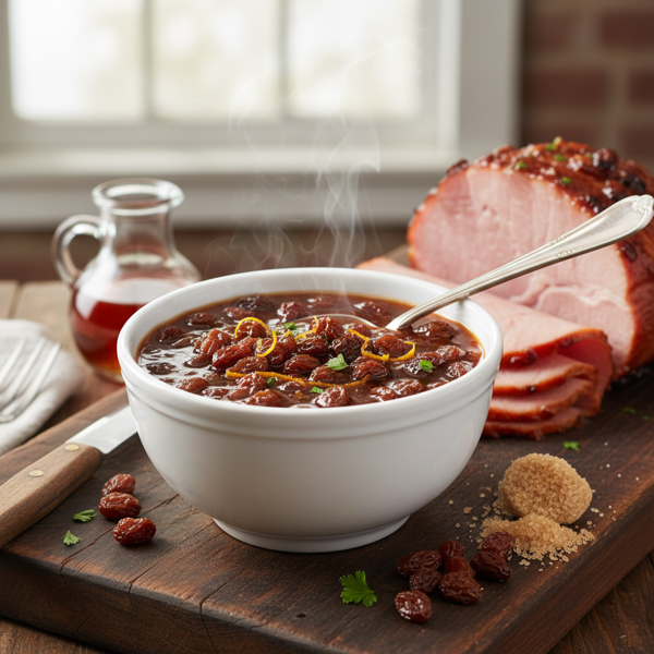 Sweet and Tangy Raisin Sauce for Ham recipe