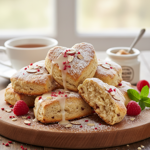 Sweetheart Almond Scones recipe
