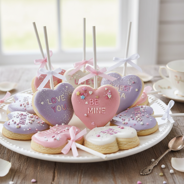 Sweetheart Cookie Pops recipe
