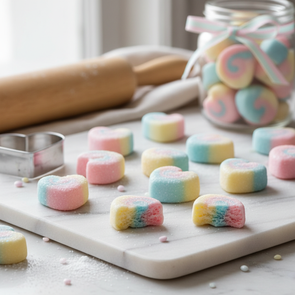 Sweetheart Swirl Candies recipe