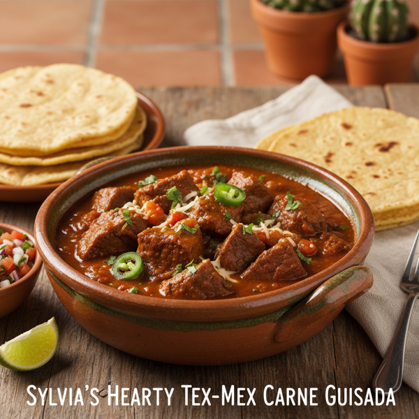 Sylvia's Hearty Tex-Mex Carne Guisada recipe