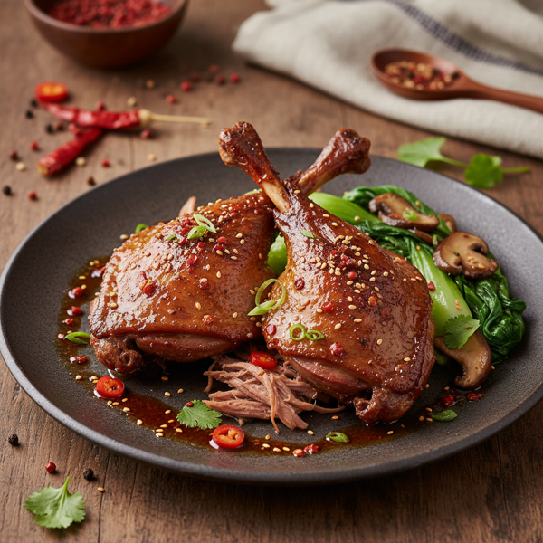 Szechuan-Infused Duck Confit recipe