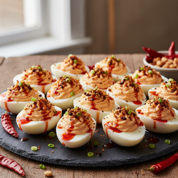 Szechuan-Spiced Deviled Eggs recipe