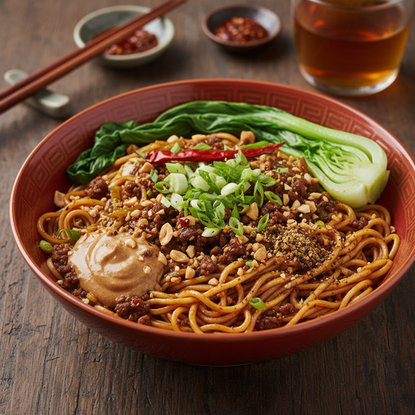 Szechuan-Style Dan Dan Noodles recipe