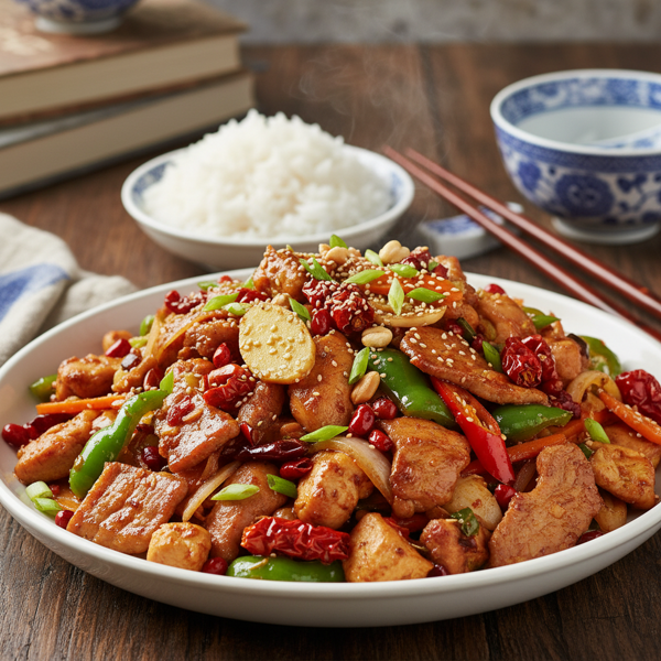 Szechuan Pepper Chicken or Pork Stir Fry recipe
