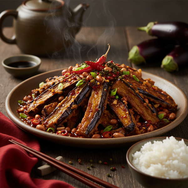 Szechwan-Style Spicy Eggplant Delight recipe