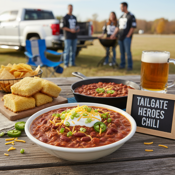 Tailgate Heroes Chili recipe
