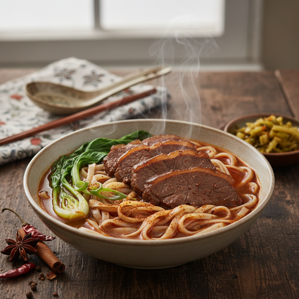 Taiwanese-Inspired Cinnamon Beef Noodle Soup recipe