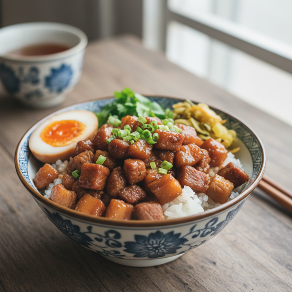 Taiwanese Comfort Pork Rice Bowl recipe