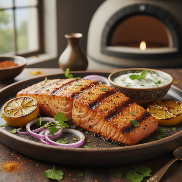 Tandoori-Style Roasted Salmon recipe