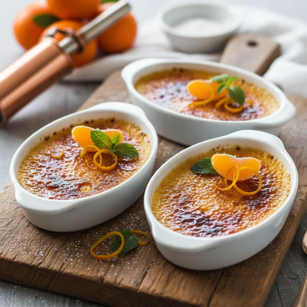Tangerine Dream Crème Brûlée recipe
