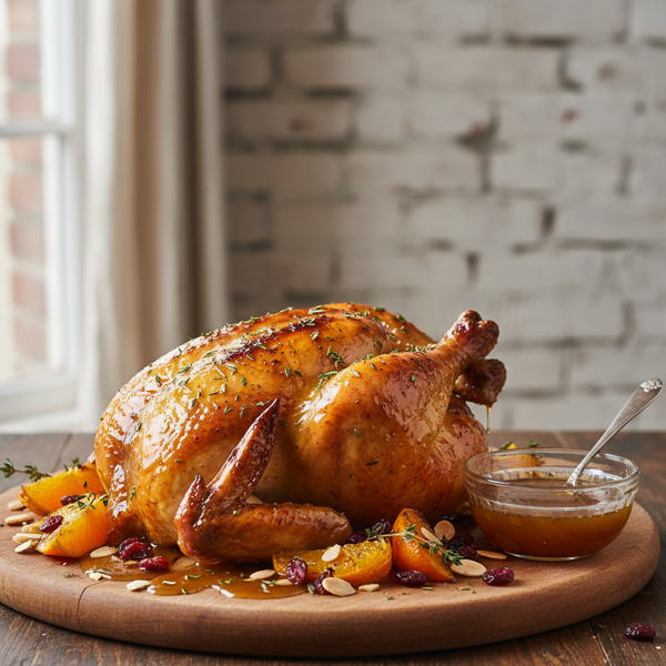 Tangy Amaretto Glazed Chicken recipe