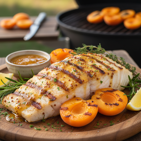 Tangy Apricot Mustard Glaze for Grilled Fish recipe