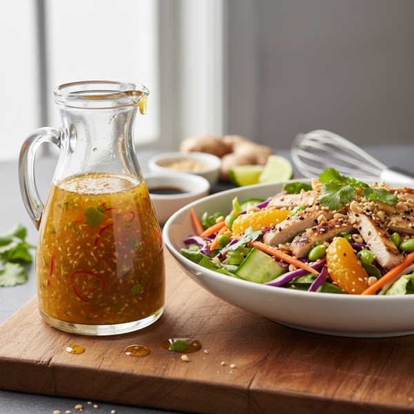Tangy Asian Fusion Salad Dressing recipe