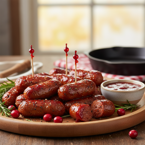 Tangy BBQ Cranberry Sausage Bites recipe