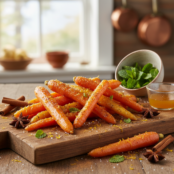 Tangy Cinnamon-Infused Carrot Sticks recipe