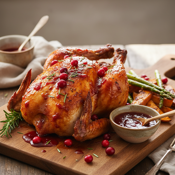 Tangy Cranberry BBQ Chicken Delight recipe