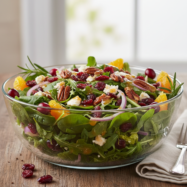 Tangy Cranberry Pecan Delight Salad recipe