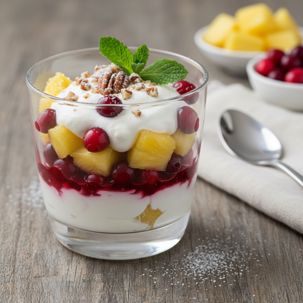 Tangy Cranberry Pineapple Delight recipe