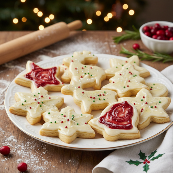 Tangy Cream Cheese Holiday Cut-Out Cookies recipe