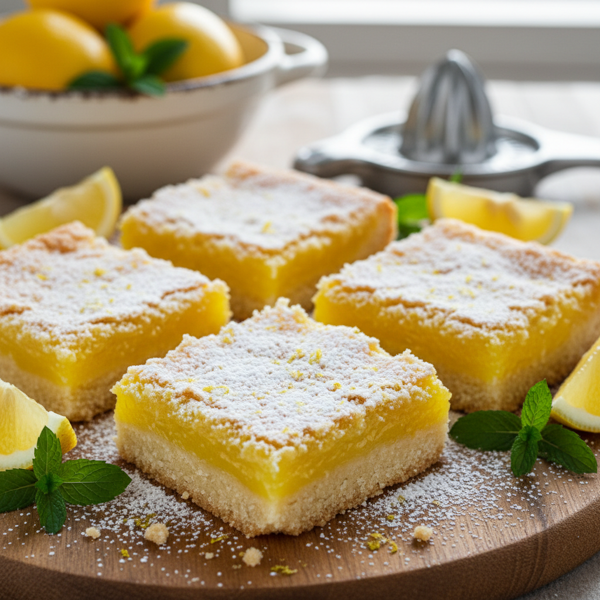 Tangy Gluten-Free Lemon Bliss Bars recipe