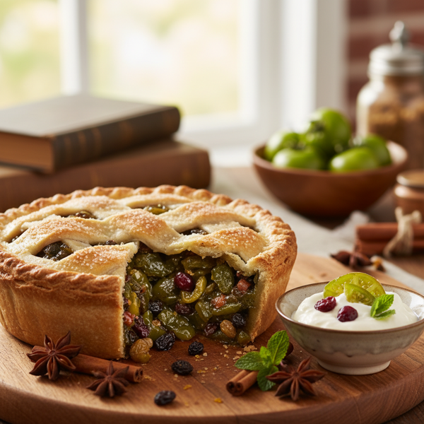 Tangy Green Tomato Mincemeat Delight recipe