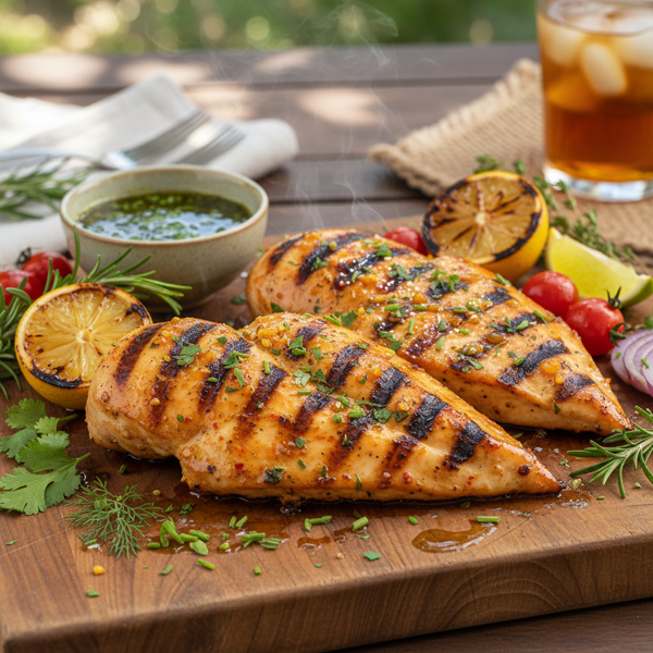 Tangy Herb-Infused Grilled Chicken recipe