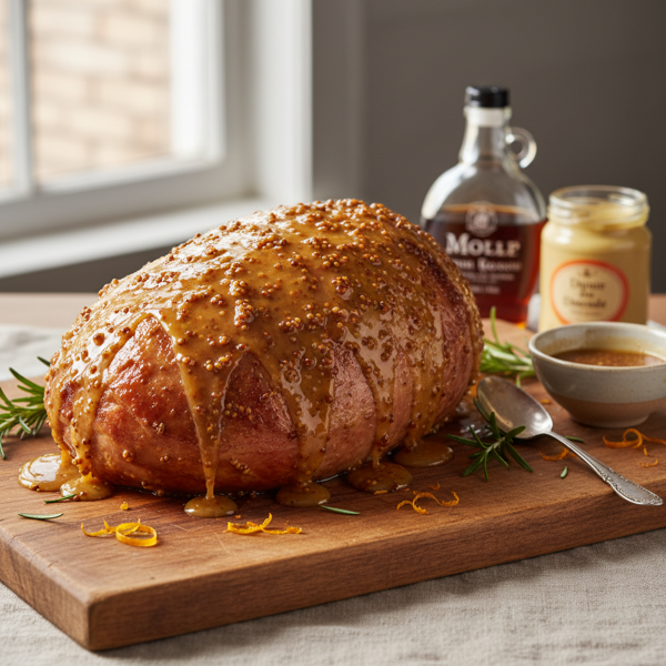 Tangy Maple Mustard Glaze recipe