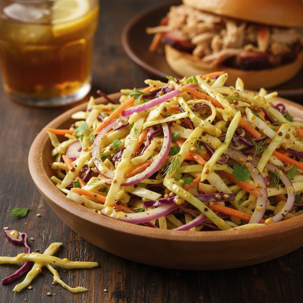 Tangy Memphis Mustard Slaw Explosion recipe