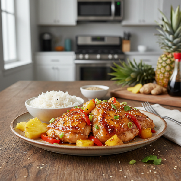 Tangy Pineapple Chicken Delight recipe