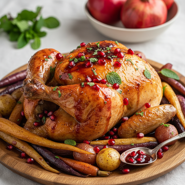 Tangy Pomegranate Glaze recipe