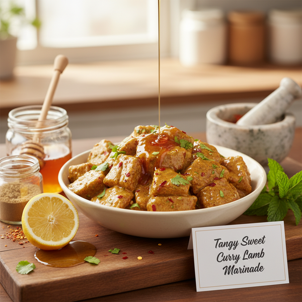 Tangy Sweet Curry Lamb Marinade recipe
