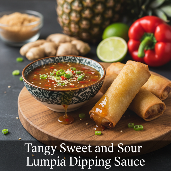Tangy Sweet and Sour Lumpia Dipping Sauce recipe