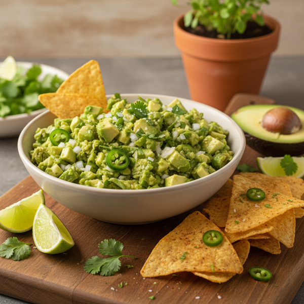 Tangy Tomatillo Avocado Salsa Verde recipe