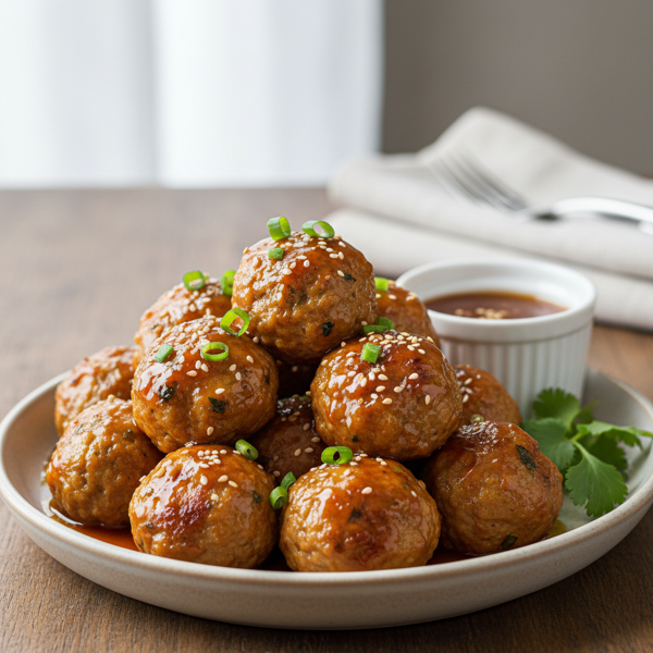Tangy Turkey Meatballs with Sweet Sauce recipe
