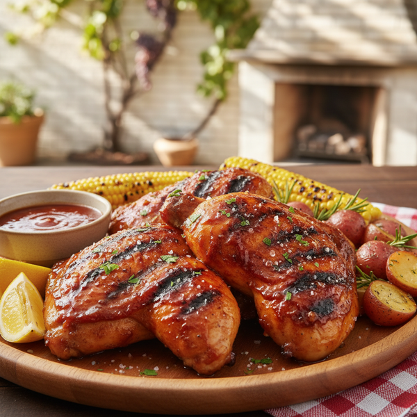 Tangy Virginia Grilled Chicken recipe