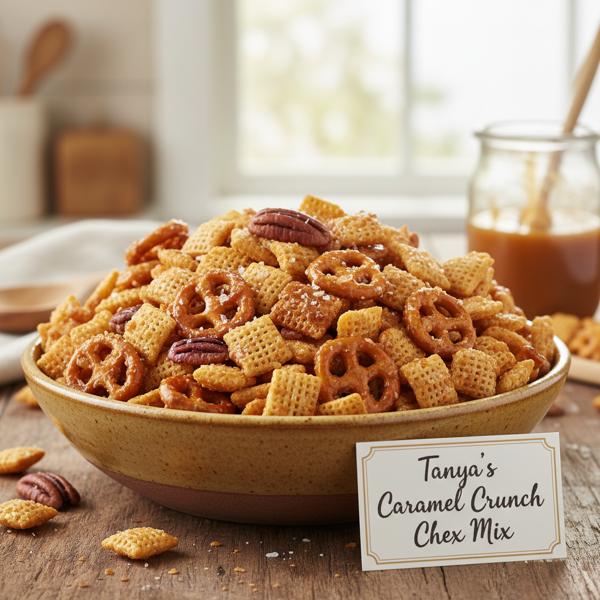 Tanya's Caramel Crunch Chex Mix recipe