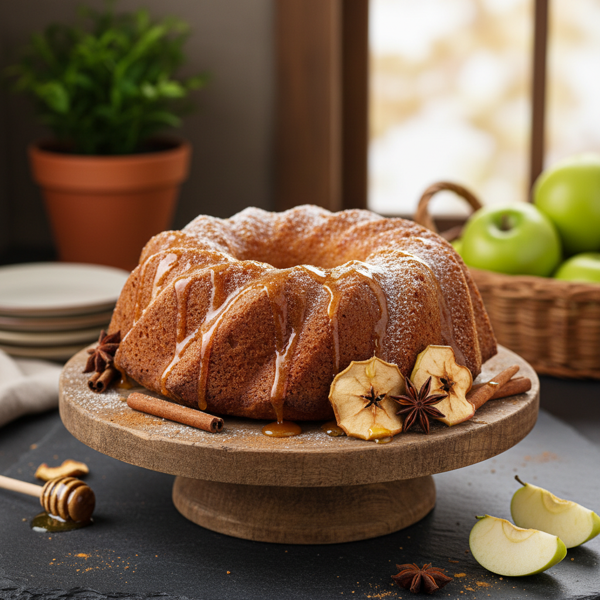 Tart Apple Honey Spice Bundt Cake recipe