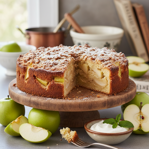 Tart and Tender Granny Smith Apple Cake recipe