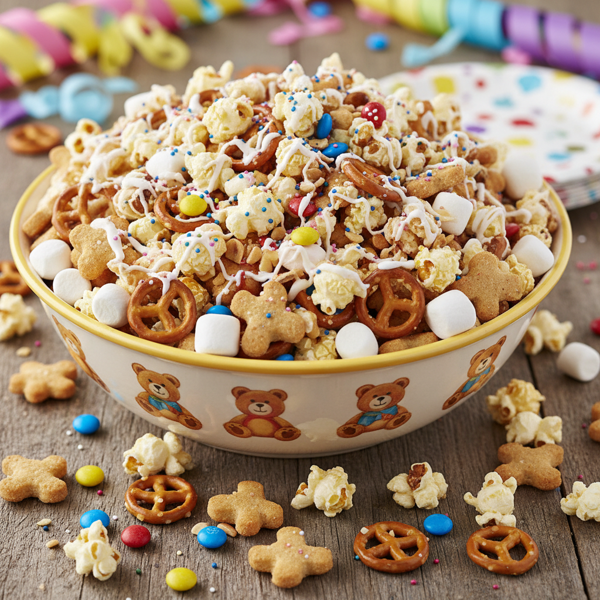 Teddy Bear Crunch Party Mix recipe