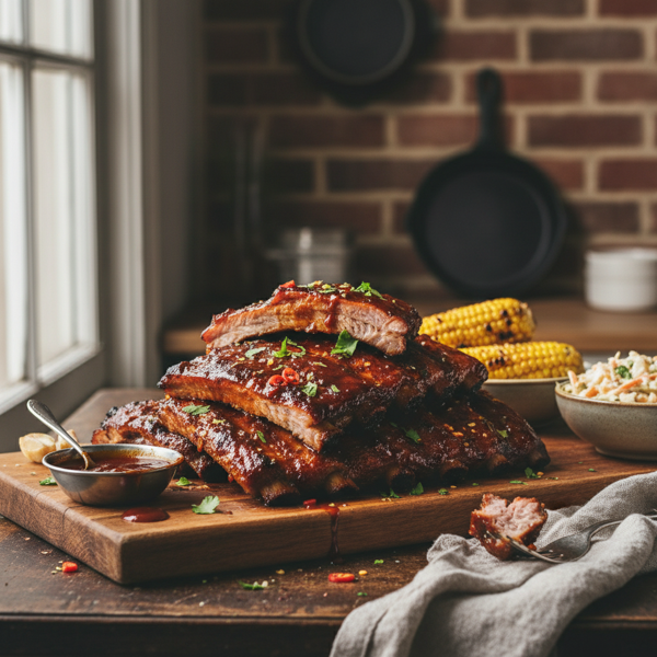 Tender BBQ-Infused Ribs recipe