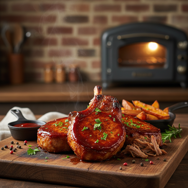 Tender BBQ Baked Pork Chops recipe