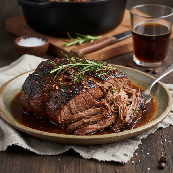 Tender Coffee-Braised Beef Chuck Roast recipe