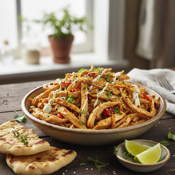 Tender Shredded Chicken Delight recipe