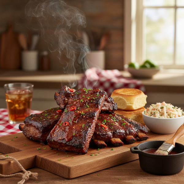 Tender Slow-Cooked BBQ Beef Short Ribs recipe