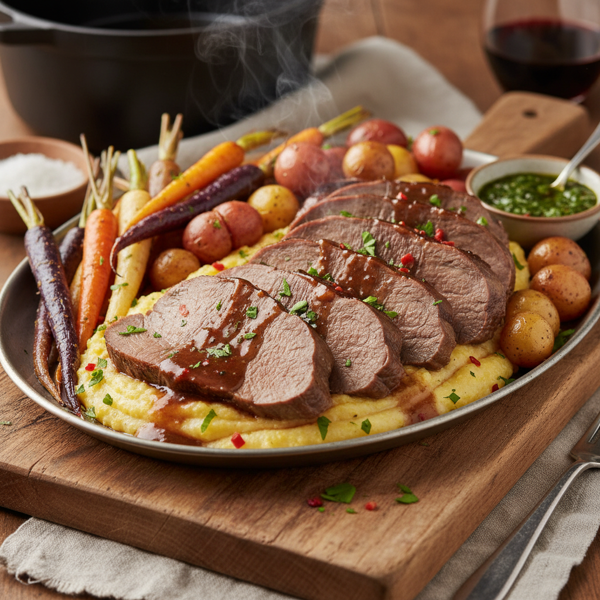 Tender Slow-Cooked Beef Tongue Delight recipe